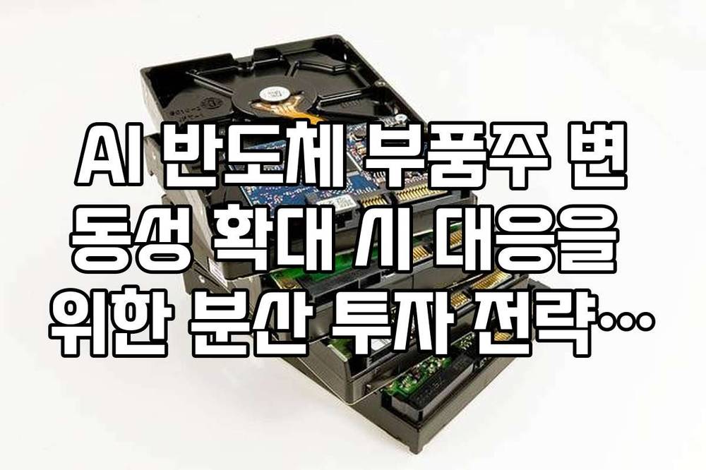 AI 반도체 부품주 변동성 확대 시 대응을 위한 분산 투자 전략 가이드