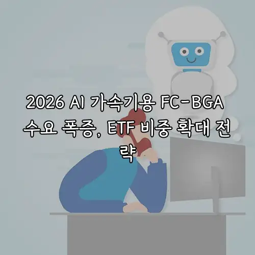 2026 AI 가속기용 FC-BGA 수요 폭증, ETF 비중 확대 전략