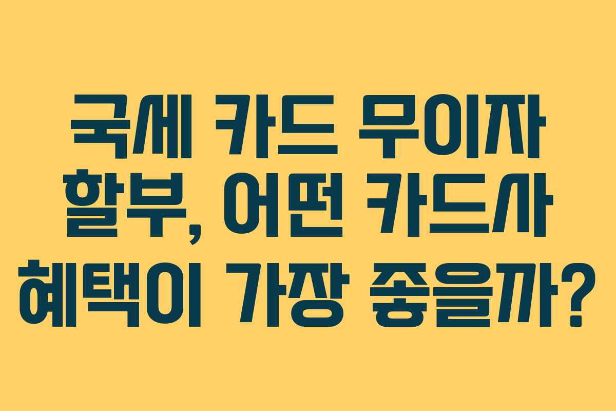 국세-카드-무이자-할부,-어떤-카드사-혜택이-가장-좋을까