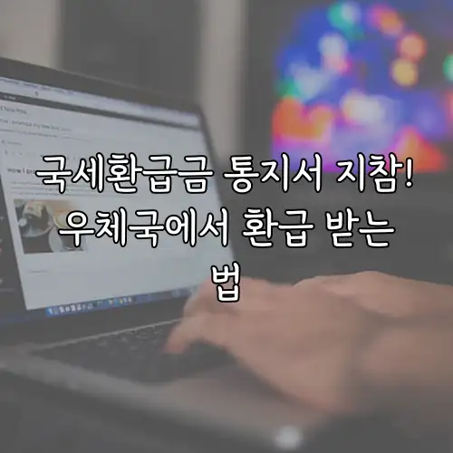 국세환급금 통지서 지참! 우체국에서 환급 받는 법
