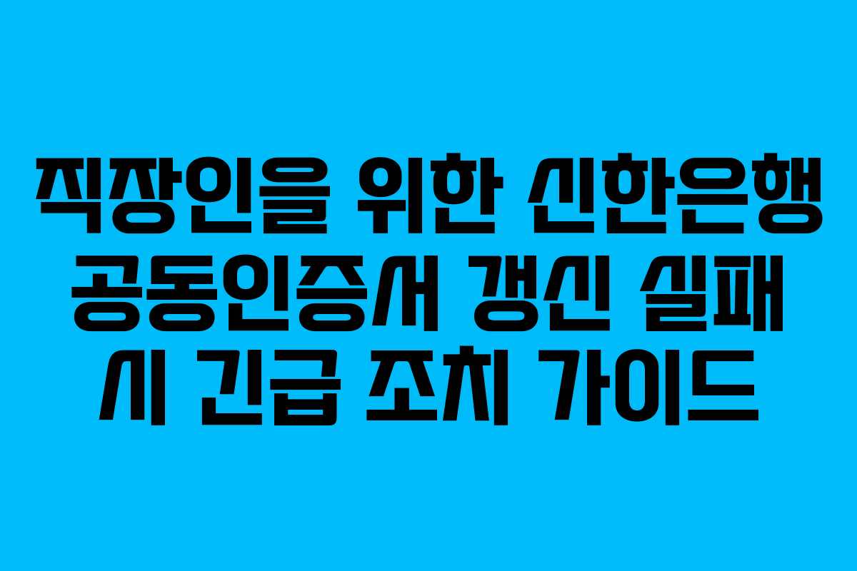 직장인을-위한-신한은행-공동인증서-갱신-실패-시-긴급-조치-가이드