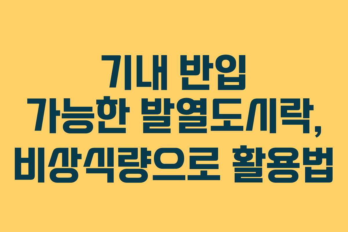 기내-반입-가능한-발열도시락,-비상식량으로-활용법
